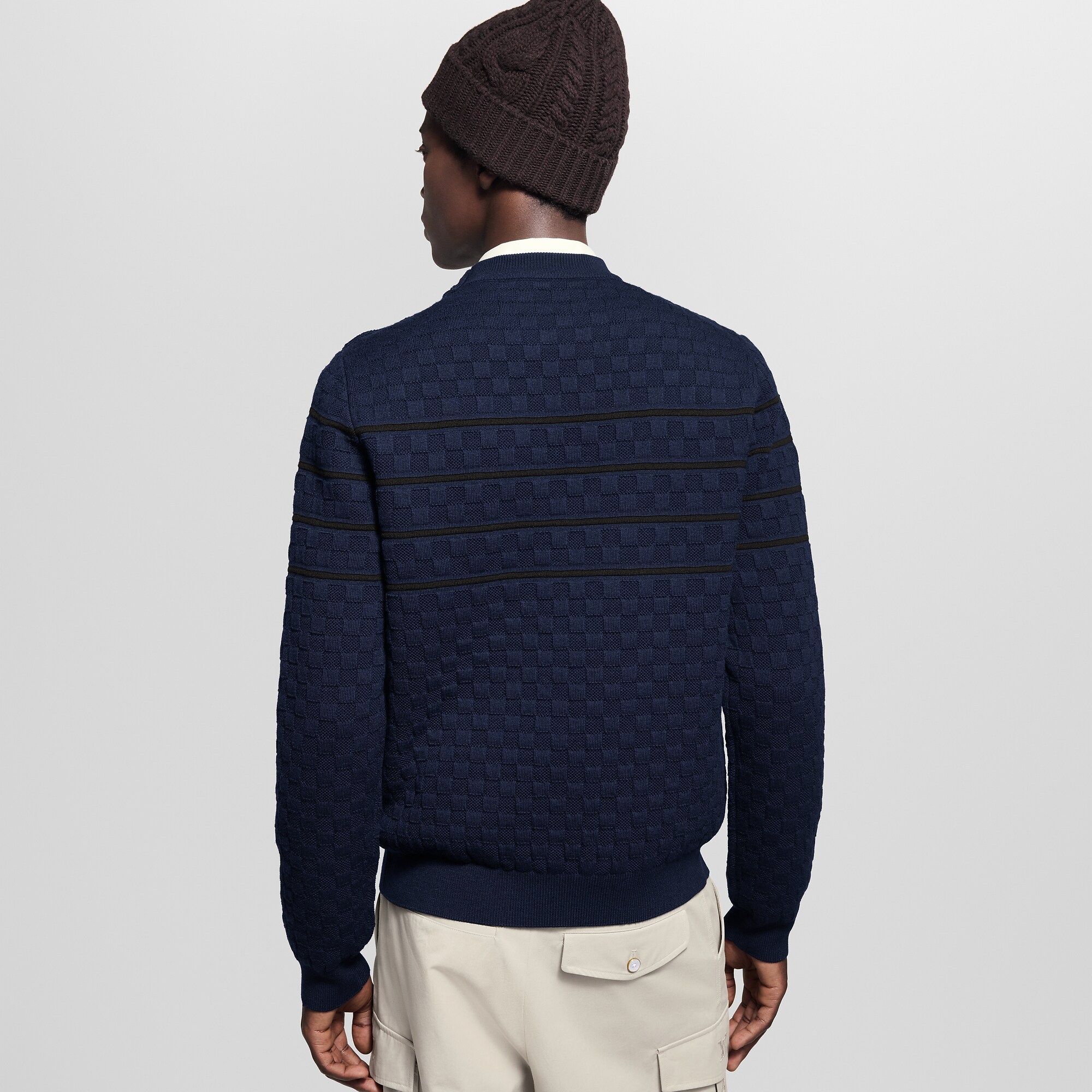 Damier Stripes Pullover