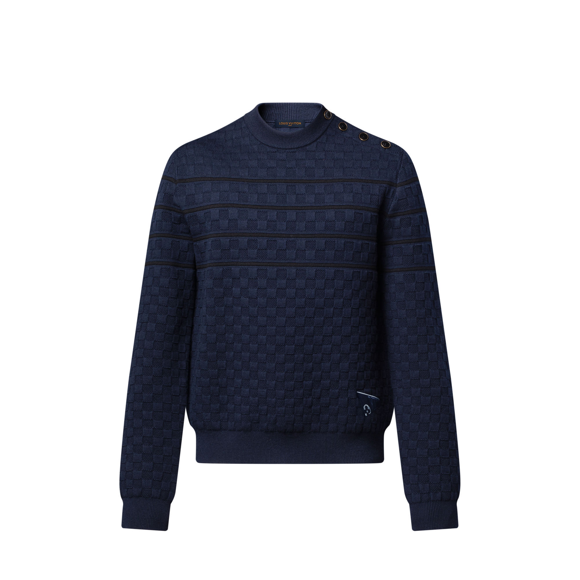 Damier Stripes Pullover