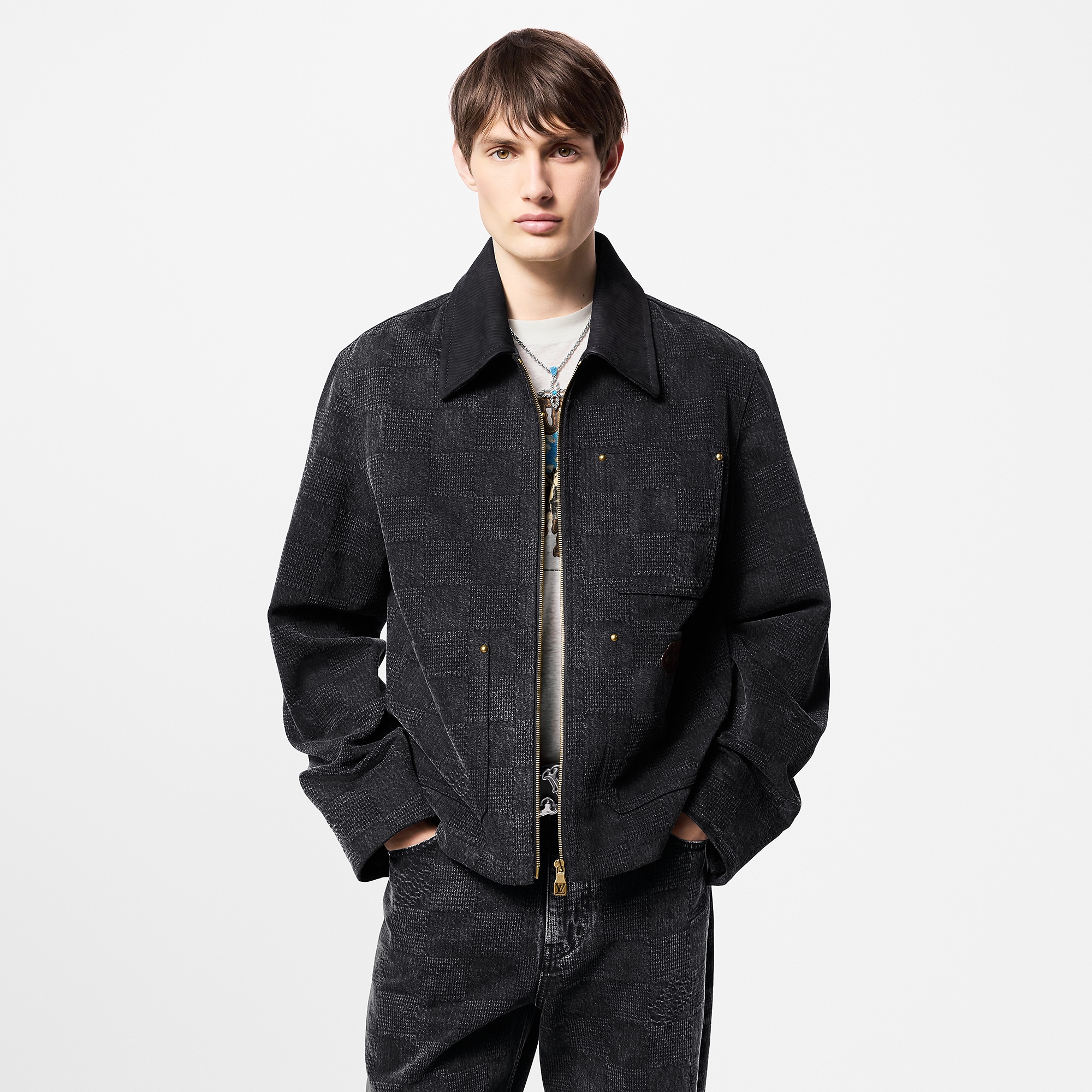 Damier Workwear Cotton Blouson