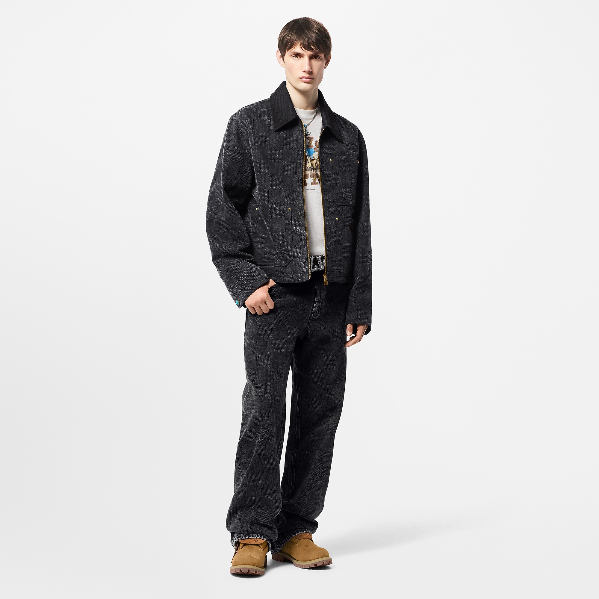 Damier Workwear Cotton Blouson