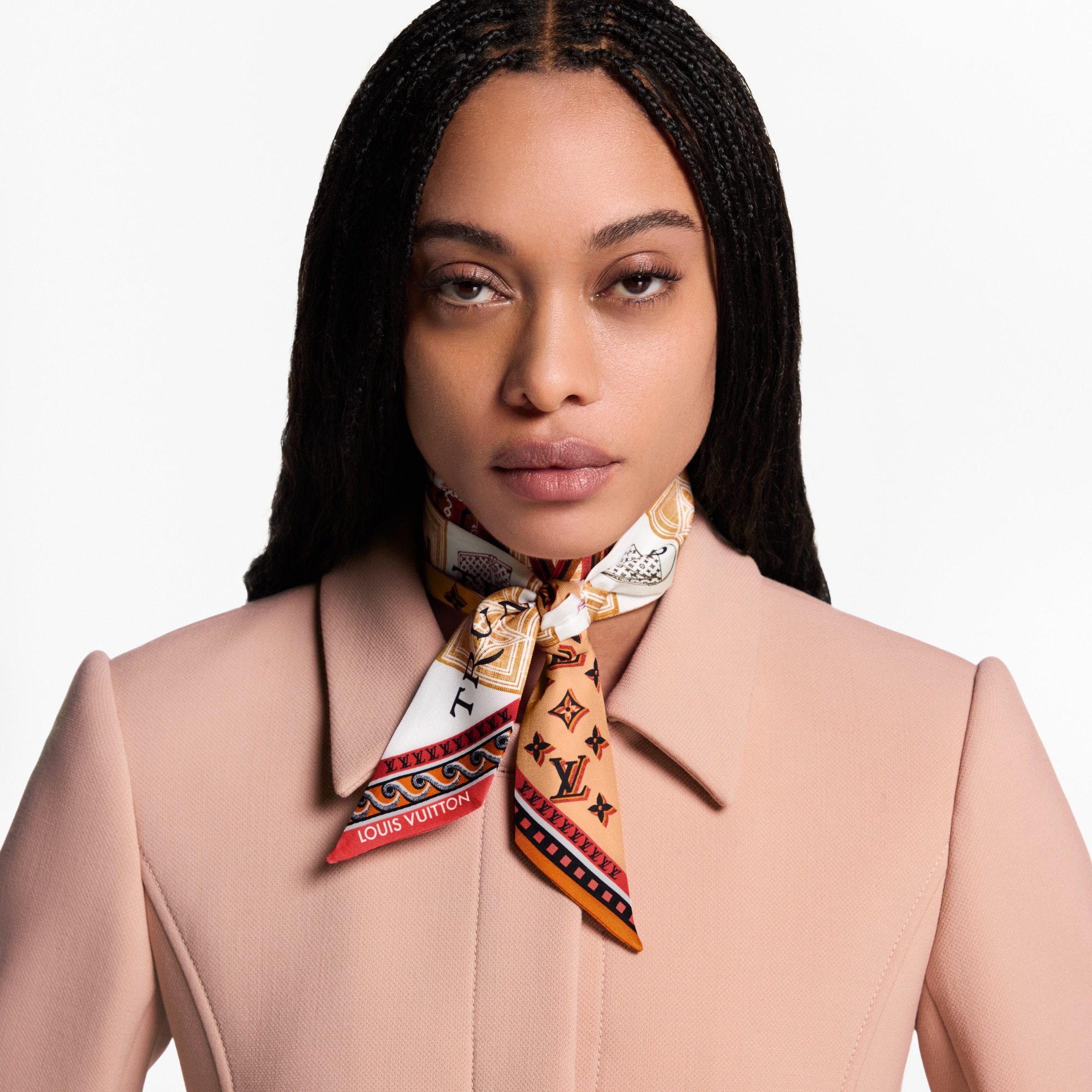 S00 Accessories Silk Squares and Bandeaus  Damiergram BB Bandeau | Louis Vuitton ® (Product zoom)