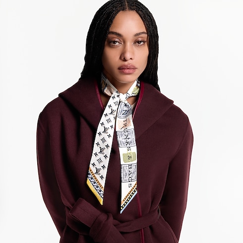 S00 Accessories Silk Squares and Bandeaus Damiergram BB Bandeau | Louis Vuitton ® (Product zoom)