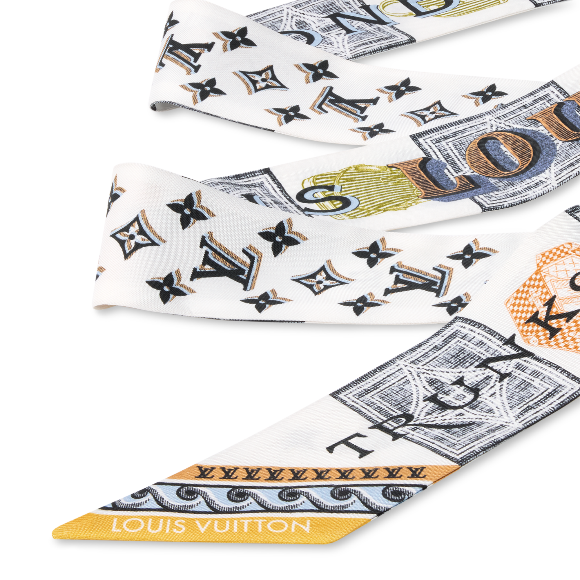 S00 Accessories Silk Squares and Bandeaus  Damiergram BB Bandeau | Louis Vuitton ® (Product zoom)