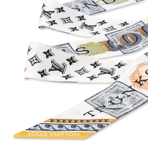 S00 Accessories Silk Squares and Bandeaus Damiergram BB Bandeau | Louis Vuitton ® (Product zoom)