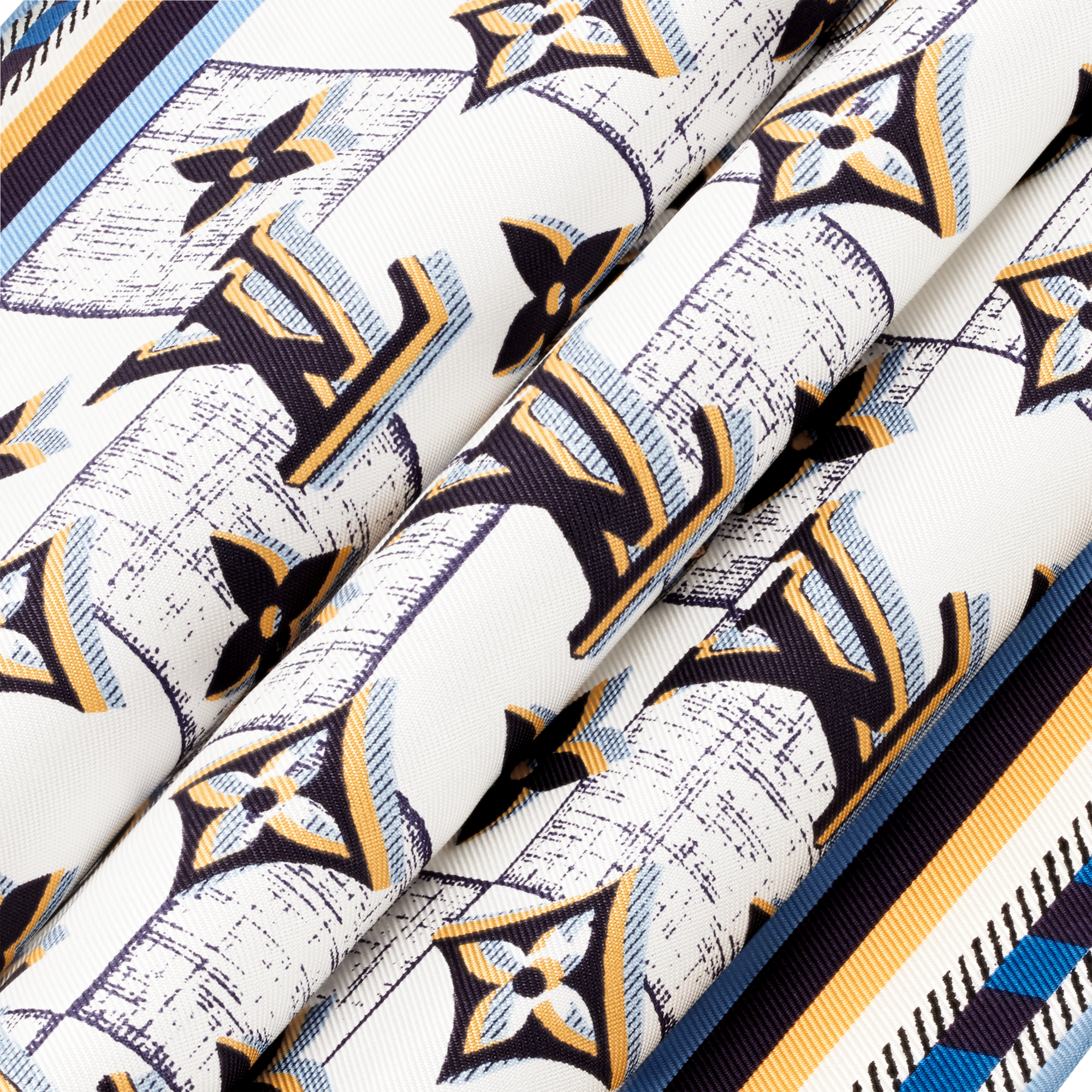 S00 Accessories Silk Squares and Bandeaus  Damiergram Square 70 | Louis Vuitton ® (Product zoom)
