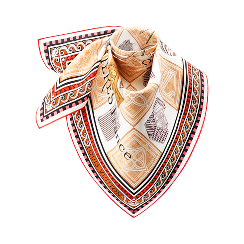 S00 Accessories Silk Squares and Bandeaus Damiergram Square 90 | Louis Vuitton ® (Product zoom)