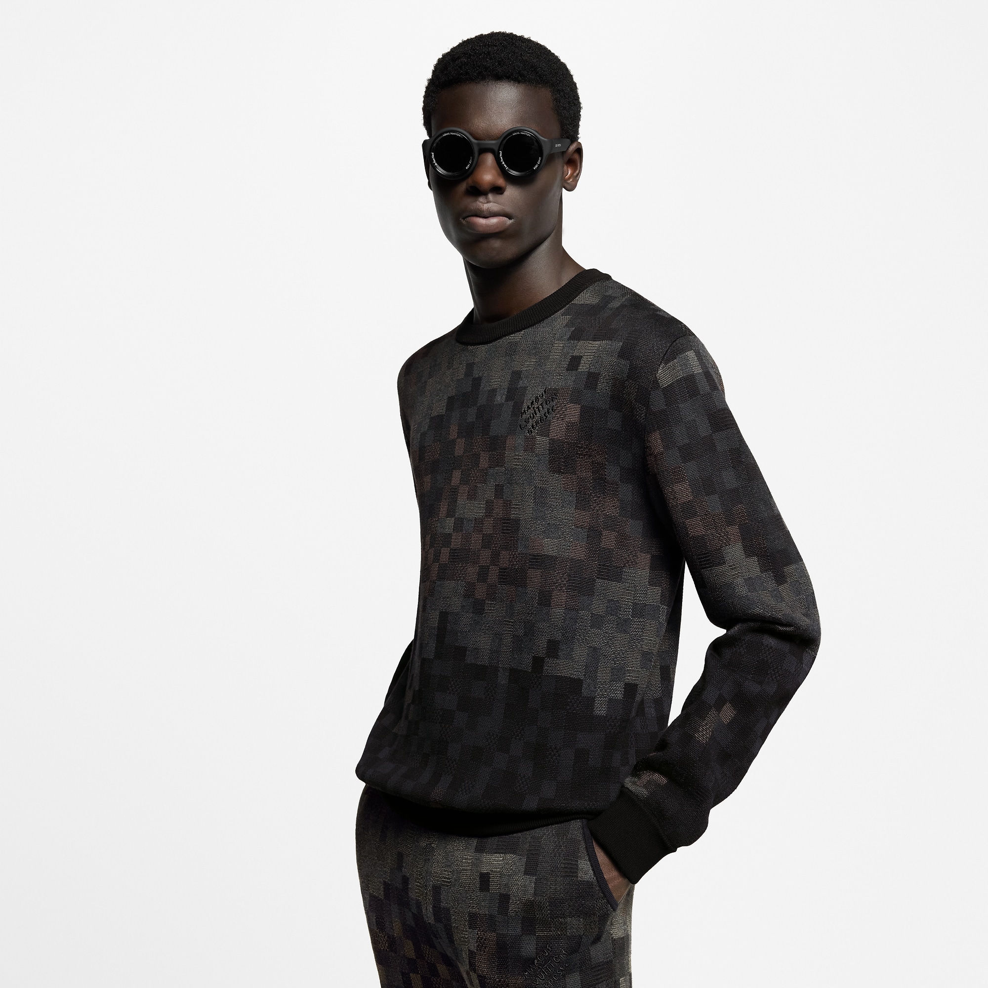 Damoflage Jacquard Pullover