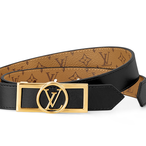 Other Monogram Canvas Accessories Belts Dauphine 25mm Reversible Belt | Louis Vuitton ® (Product zoom)