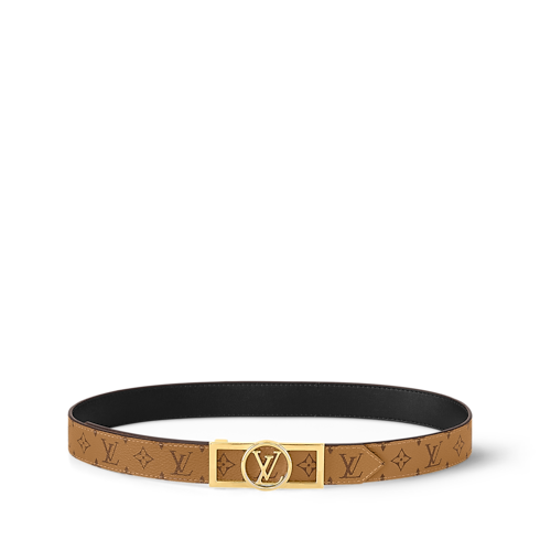 Other Monogram Canvas Accessories Belts Dauphine 25mm Reversible Belt | Louis Vuitton ® (Product zoom)