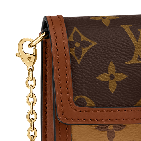 Other Monogram Canvas Small Leather Goods All Small Leather Goods Dauphine Chain Wallet | Louis Vuitton ® (Product zoom)