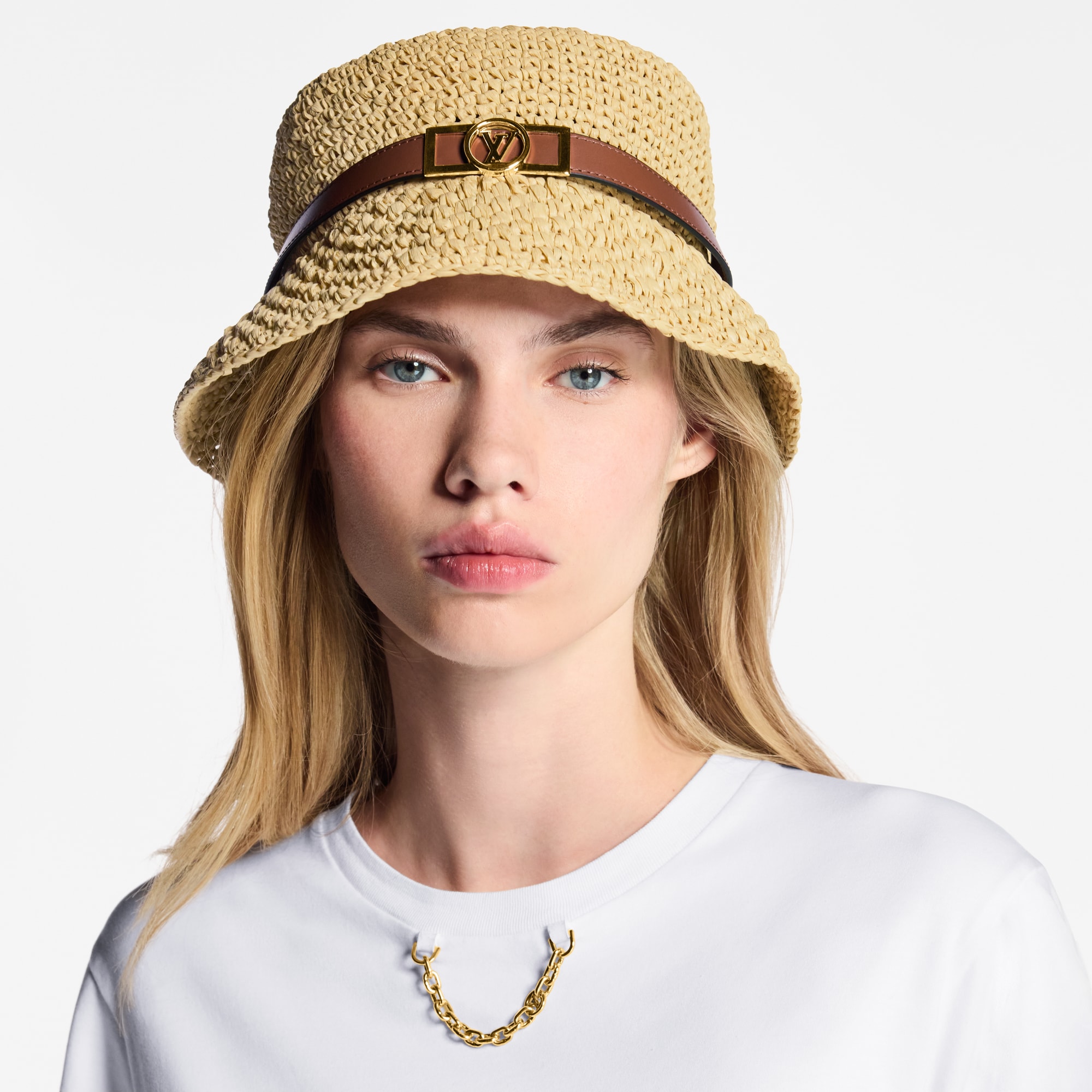 S00 Accessories Hats and Gloves Dauphine Summer Hat | Louis Vuitton ® (Product zoom)