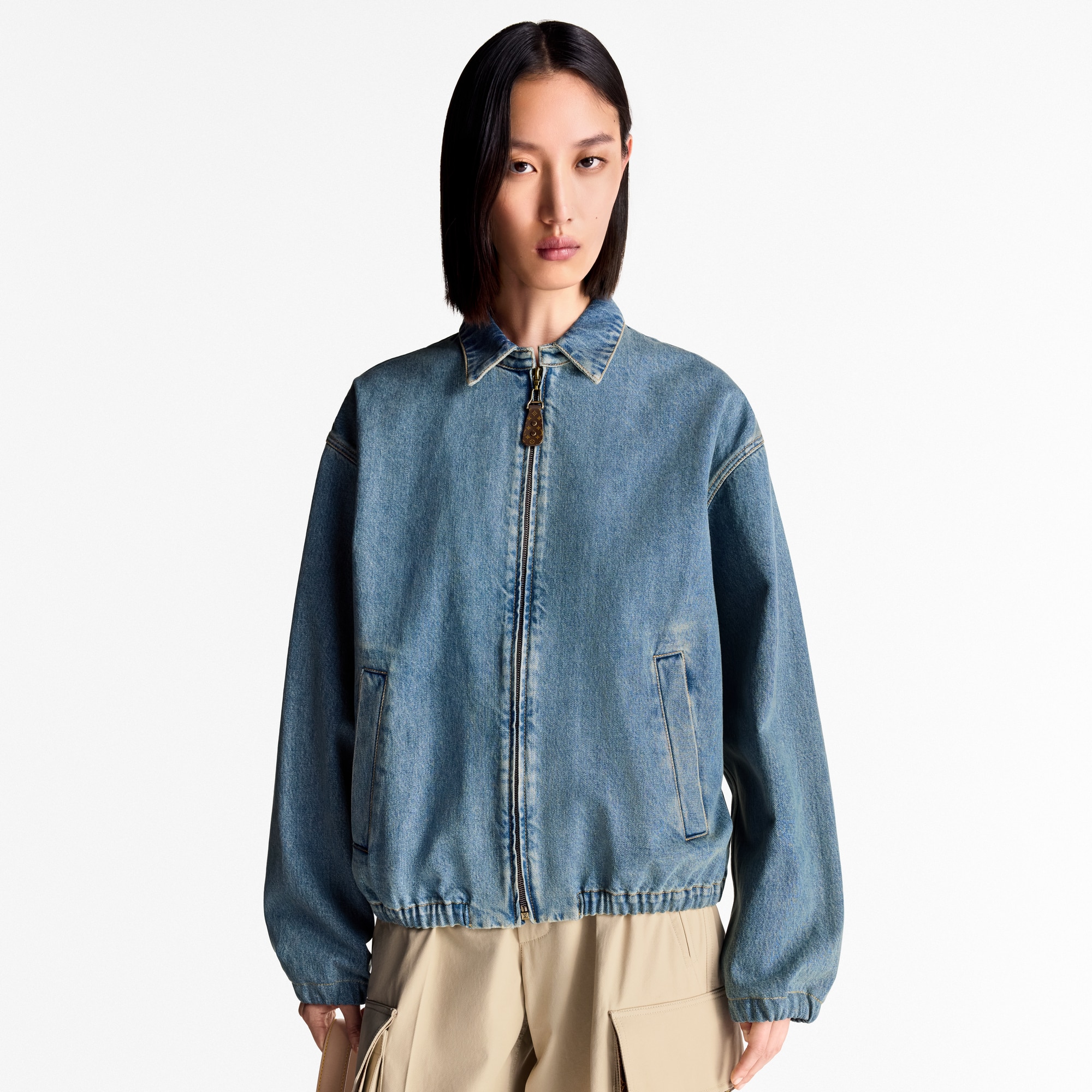  Ready-to-Wear Coats and Jackets Denim Bomber Jacket  | Louis Vuitton ® (Product zoom)