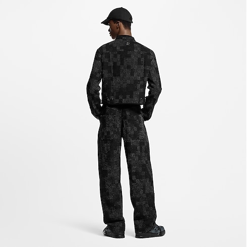 Ready-to-Wear Denim Denim Bouclette Workwear Denim Pants | Louis Vuitton ® (Product zoom)