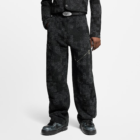 Ready-to-Wear Denim Denim Bouclette Workwear Denim Pants | Louis Vuitton ® (Product zoom)