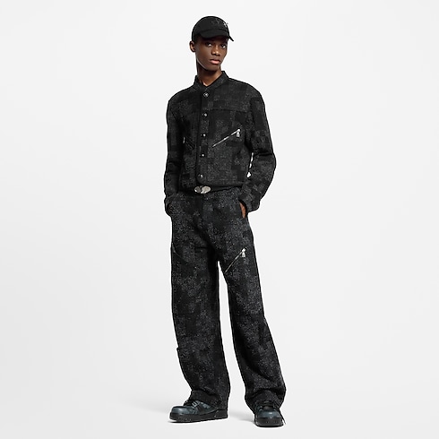 Ready-to-Wear Denim Denim Bouclette Workwear Denim Pants | Louis Vuitton ® (Product zoom)