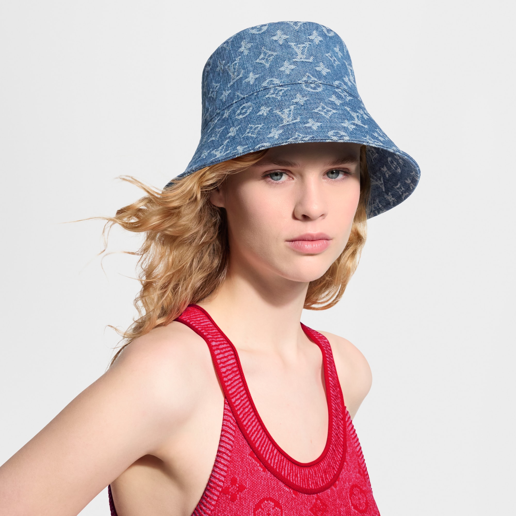 ?woman\'s Louis Vuitton fisherman\'s hat? LV Safari Bucket Hat S00 - Women - Accessories | LOUIS VUITTON ® main image 4
