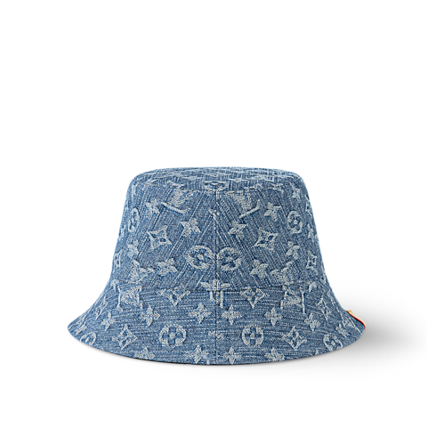 S00 Accessories Hats and Gloves Denim Bucket Hat | Louis Vuitton ® (Product zoom)