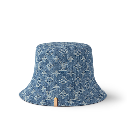 S00 Accessories Hats and Gloves Denim Bucket Hat | Louis Vuitton ® (Product zoom)