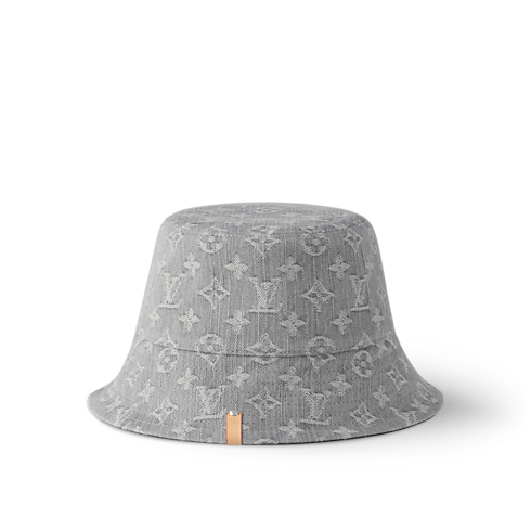 S00 Accessories Hats and Gloves Denim Bucket Hat | Louis Vuitton ® (Product zoom)