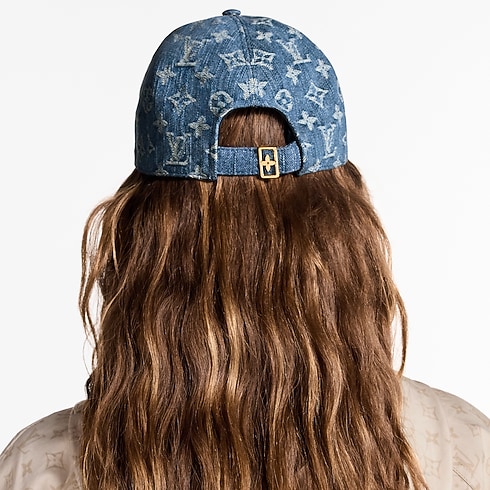 S00 Accessories Hats and Gloves Denim Cap | Louis Vuitton ® (Product zoom)