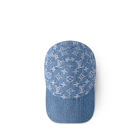 S00 Accessories Hats and Gloves Denim Cap | Louis Vuitton ® (Product zoom)