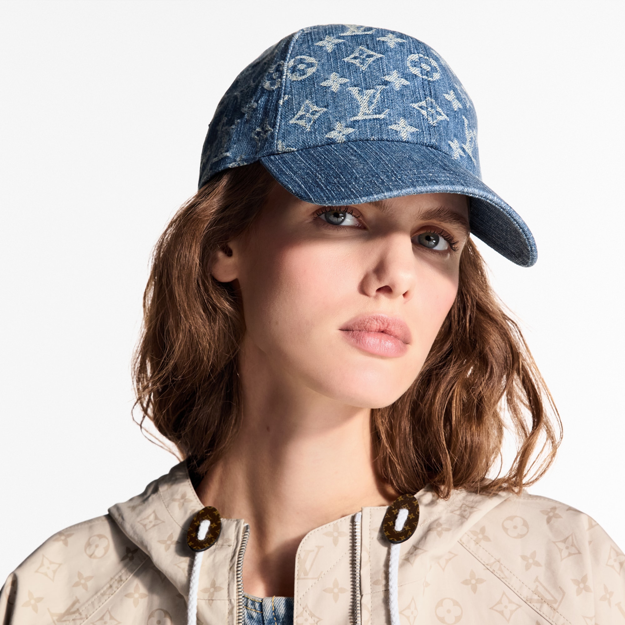 S00 Accessories Hats and Gloves Denim Cap | Louis Vuitton ® (Product zoom)