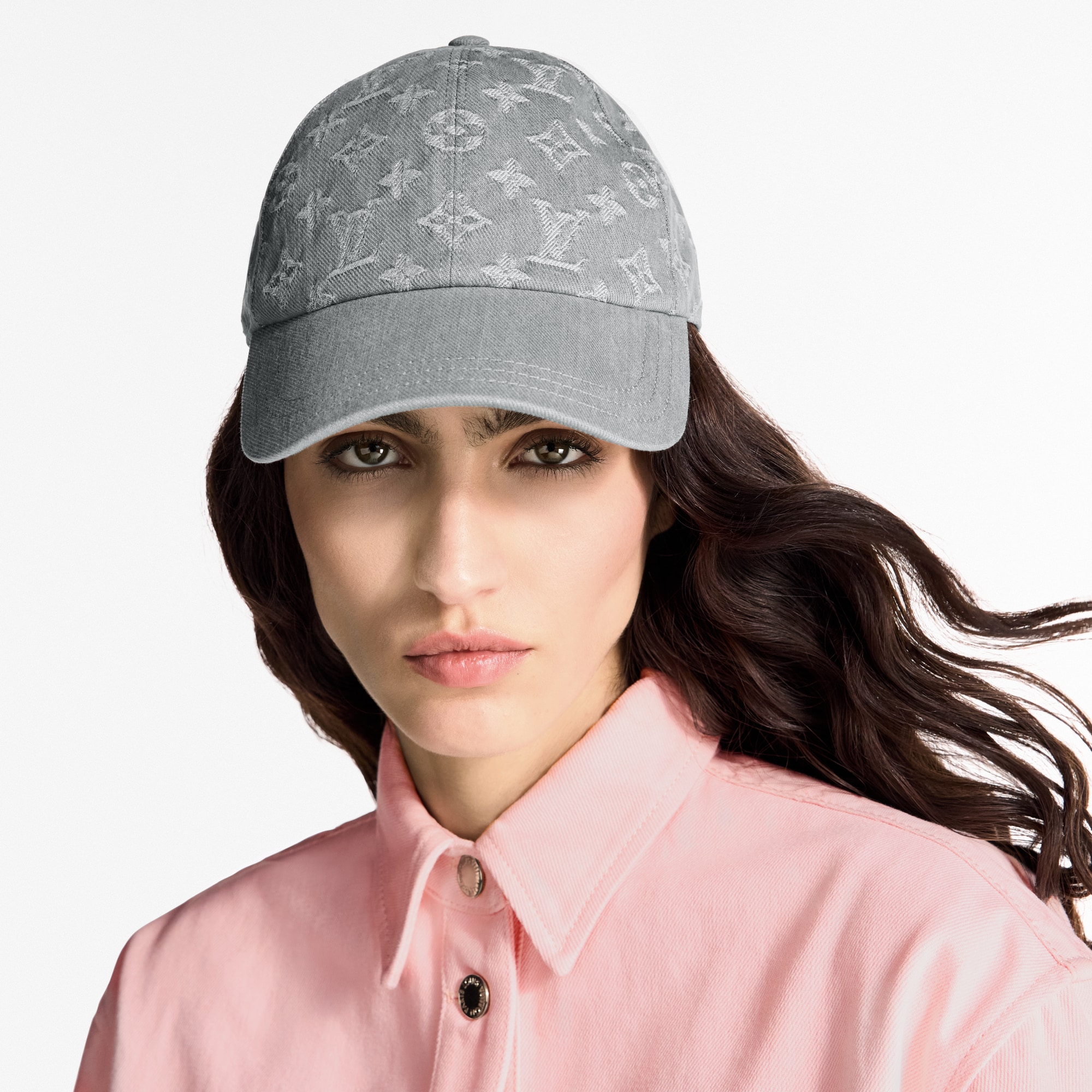 S00 Accessories Hats and Gloves Denim Cap | Louis Vuitton ® (Product zoom)