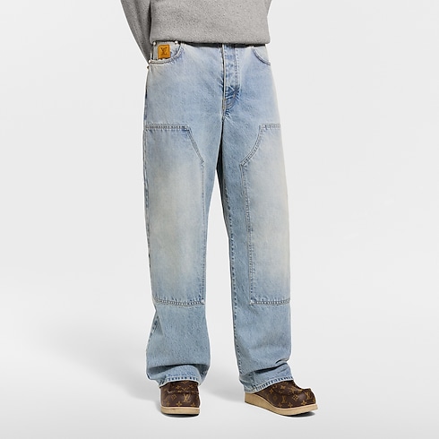 Ready-to-Wear Denim Denim Carpenter Pants | Louis Vuitton ® (Product zoom)
