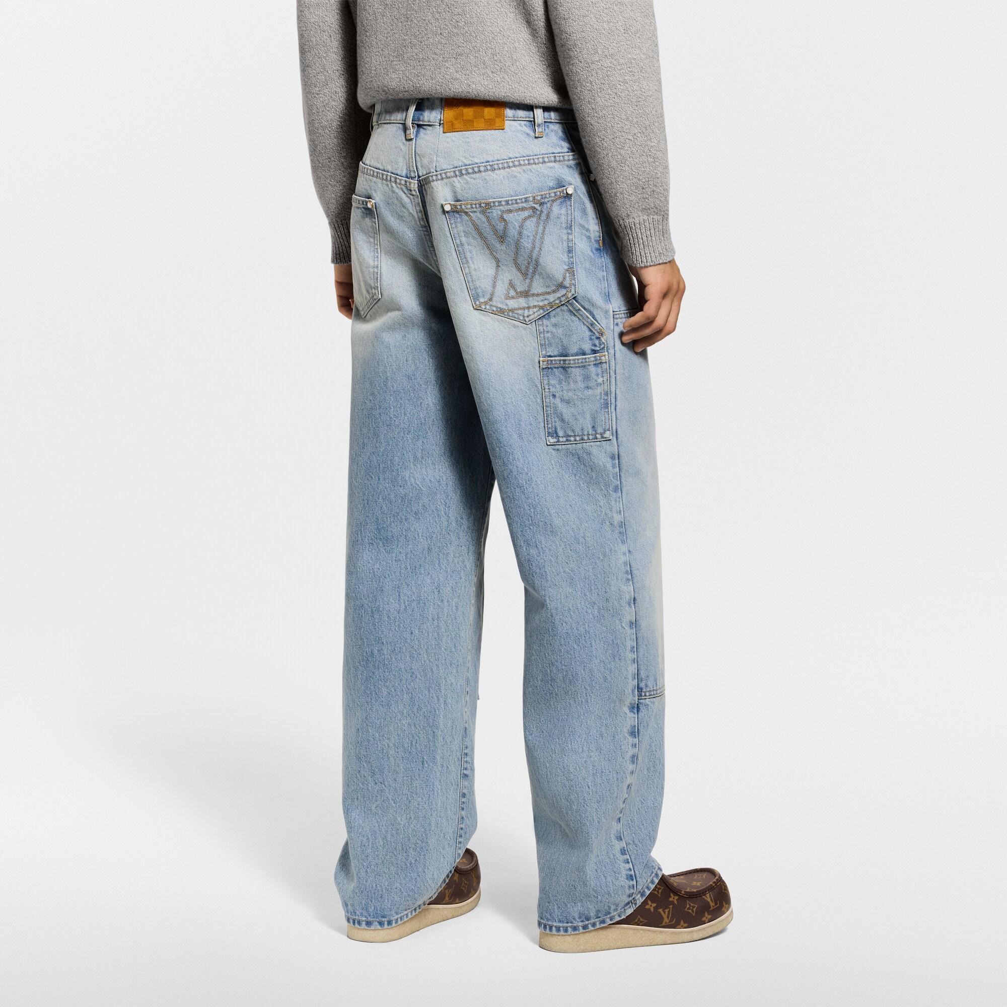  Ready-to-Wear Denim Denim Carpenter Pants | Louis Vuitton ® (Product zoom)