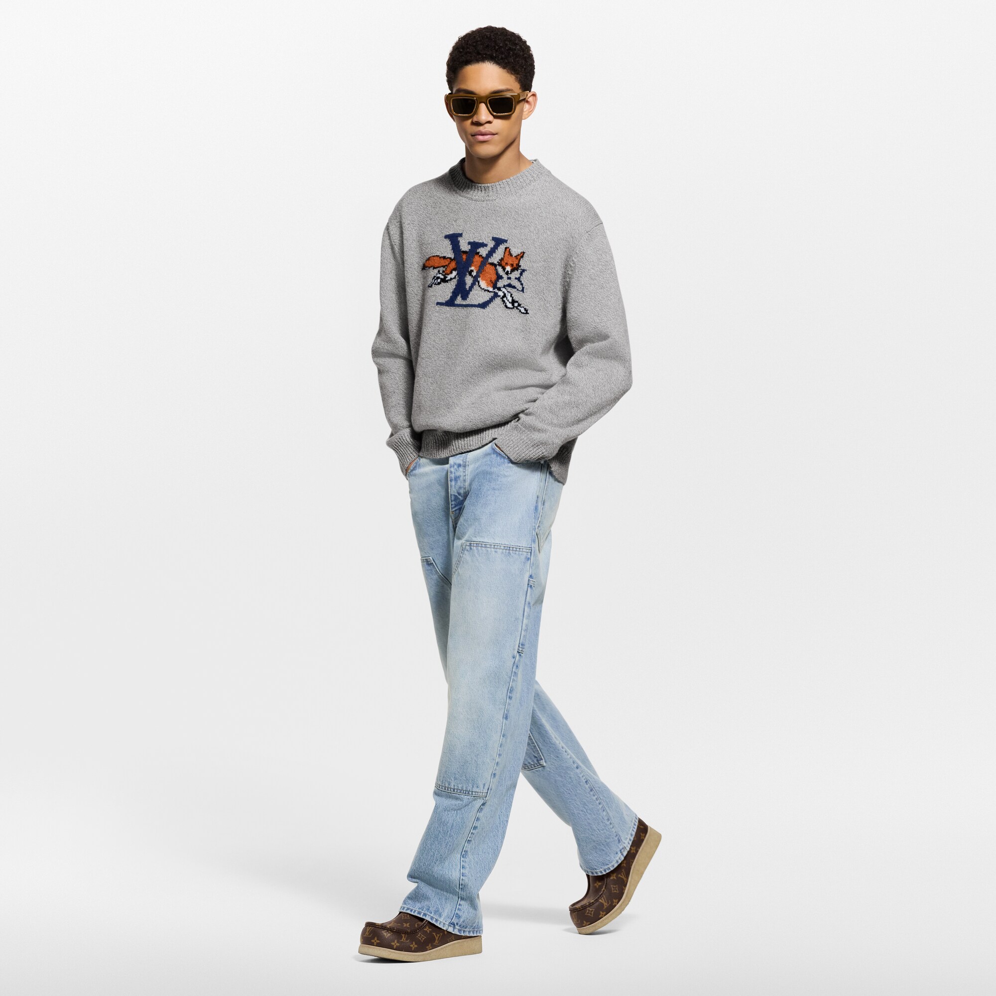  Ready-to-Wear Denim Denim Carpenter Pants | Louis Vuitton ® (Product zoom)