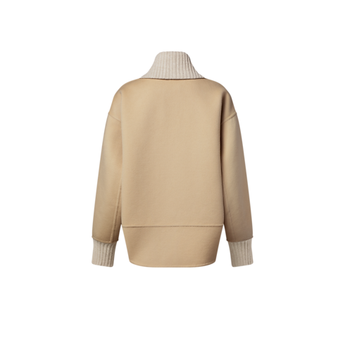 Ready-to-Wear Coats and Jackets Denim-Effect Double Face Jacket | Louis Vuitton ® (Product zoom)