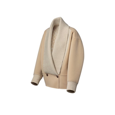 Ready-to-Wear Coats and Jackets Denim-Effect Double Face Jacket | Louis Vuitton ® (Product zoom)