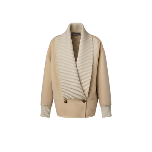 Ready-to-Wear Coats and Jackets Denim-Effect Double Face Jacket | Louis Vuitton ® (Product zoom)