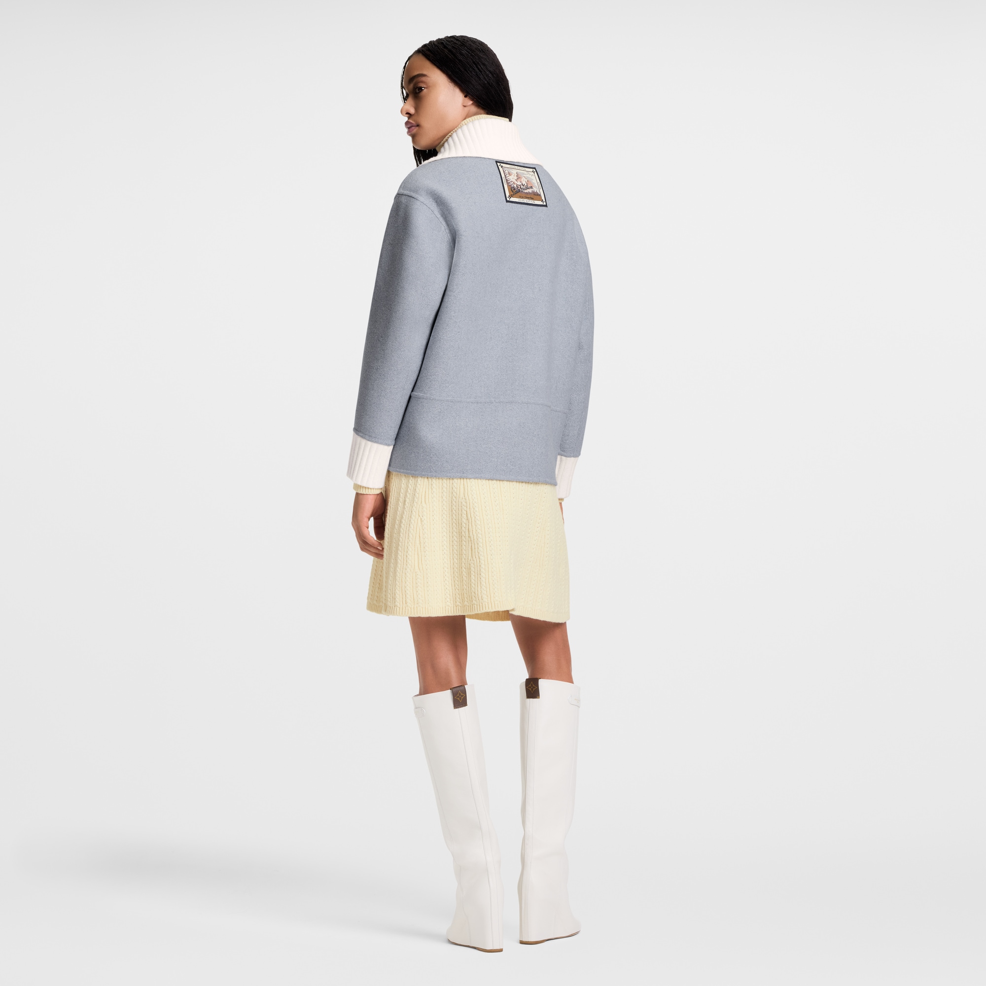  Ready-to-Wear Coats and Jackets Denim-Effect Double Face Jacket | Louis Vuitton ® (Product zoom)