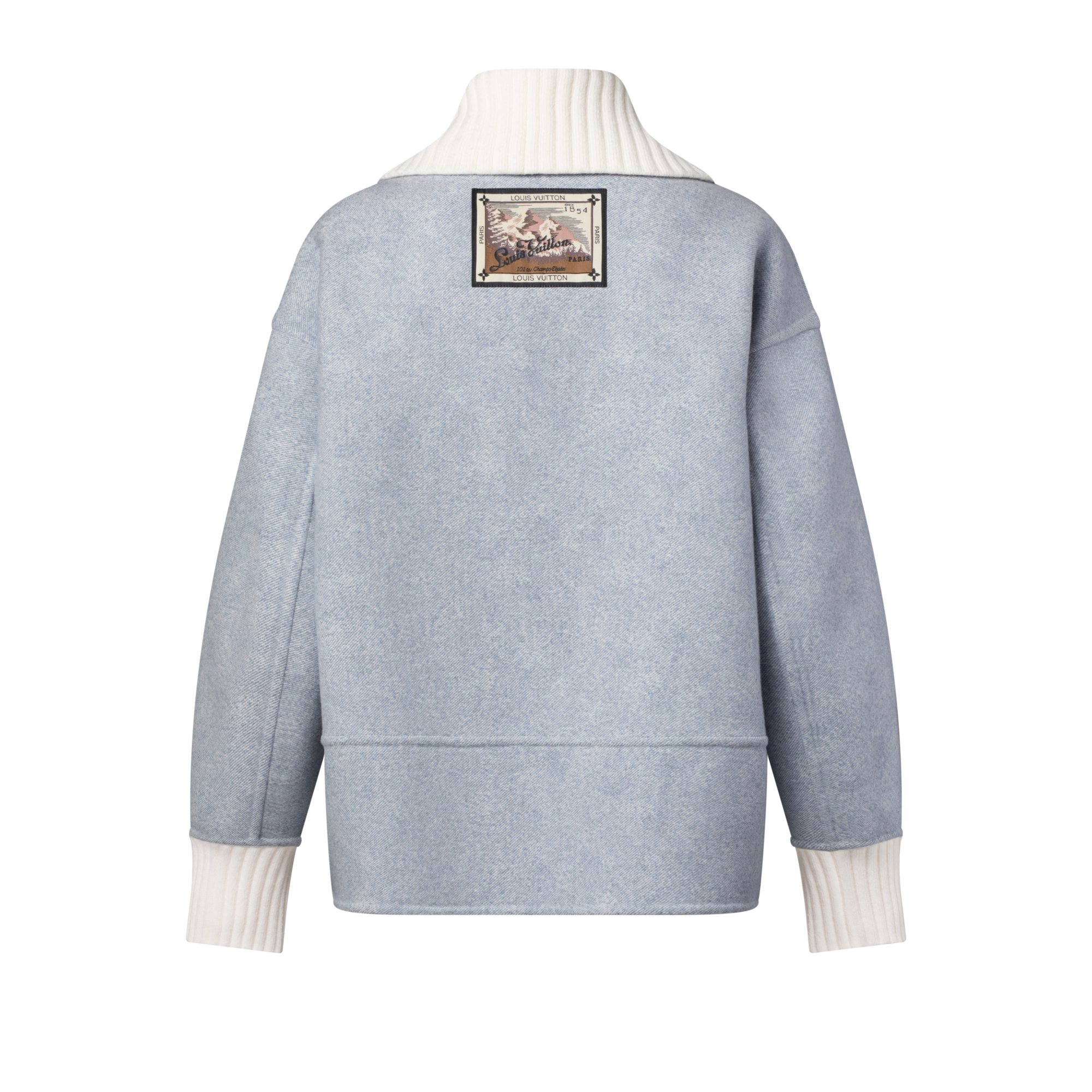  Ready-to-Wear Coats and Jackets Denim-Effect Double Face Jacket | Louis Vuitton ® (Product zoom)