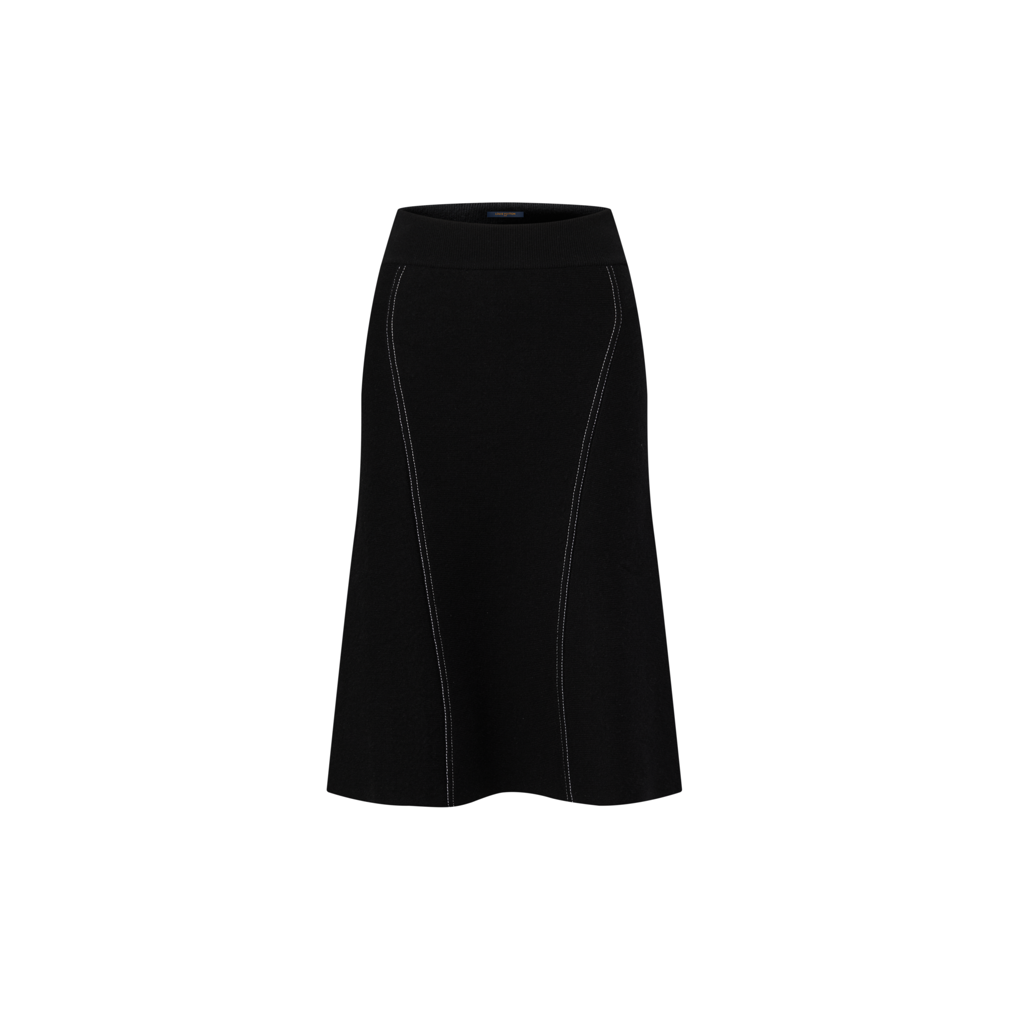  Ready-to-Wear Skirts and Shorts Denim-Effect Knit Skirt | Louis Vuitton ® (Product zoom)