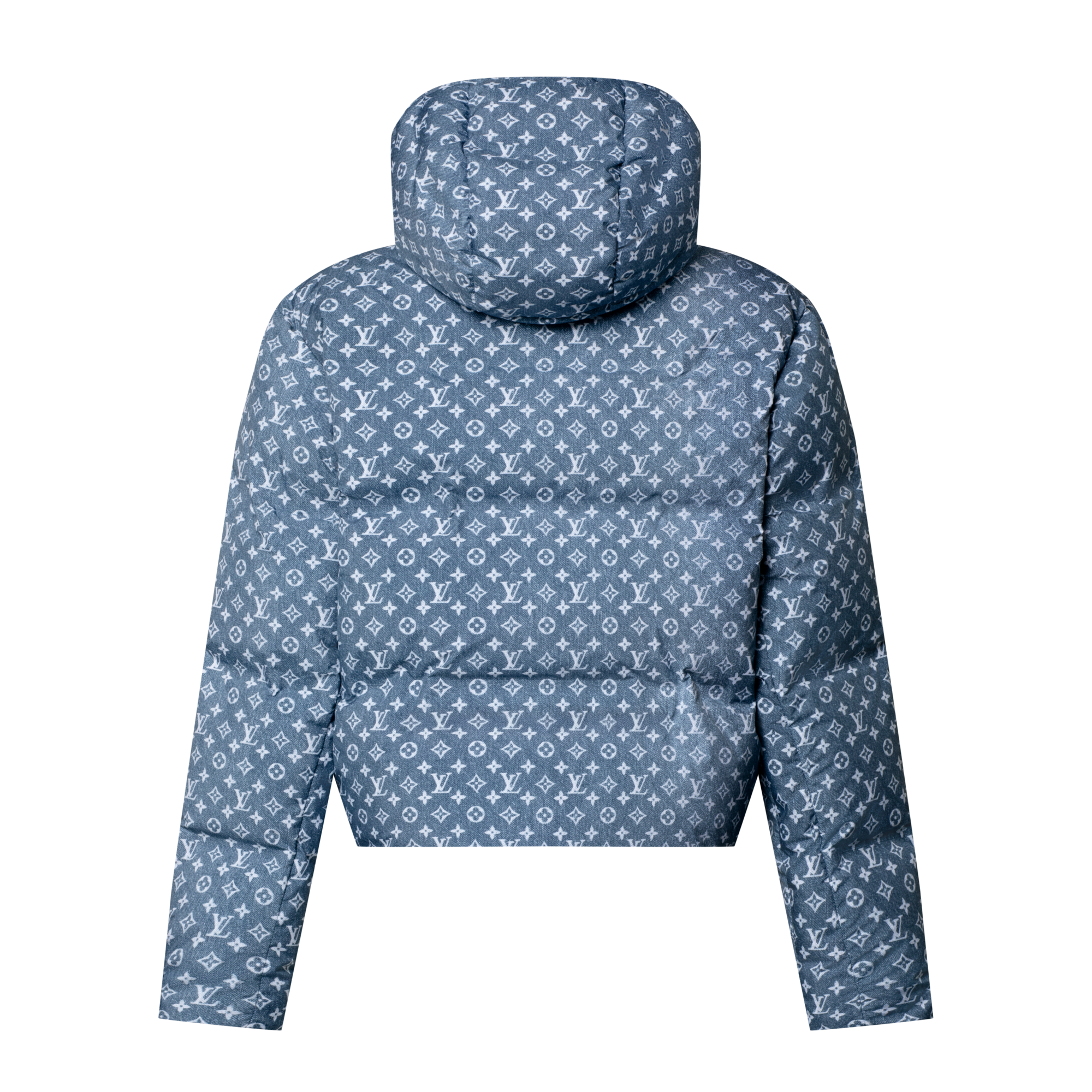 Ready-to-Wear Coats and Jackets Denim-Effect Monogram Ski Jacket | Louis Vuitton ® (Product zoom)
