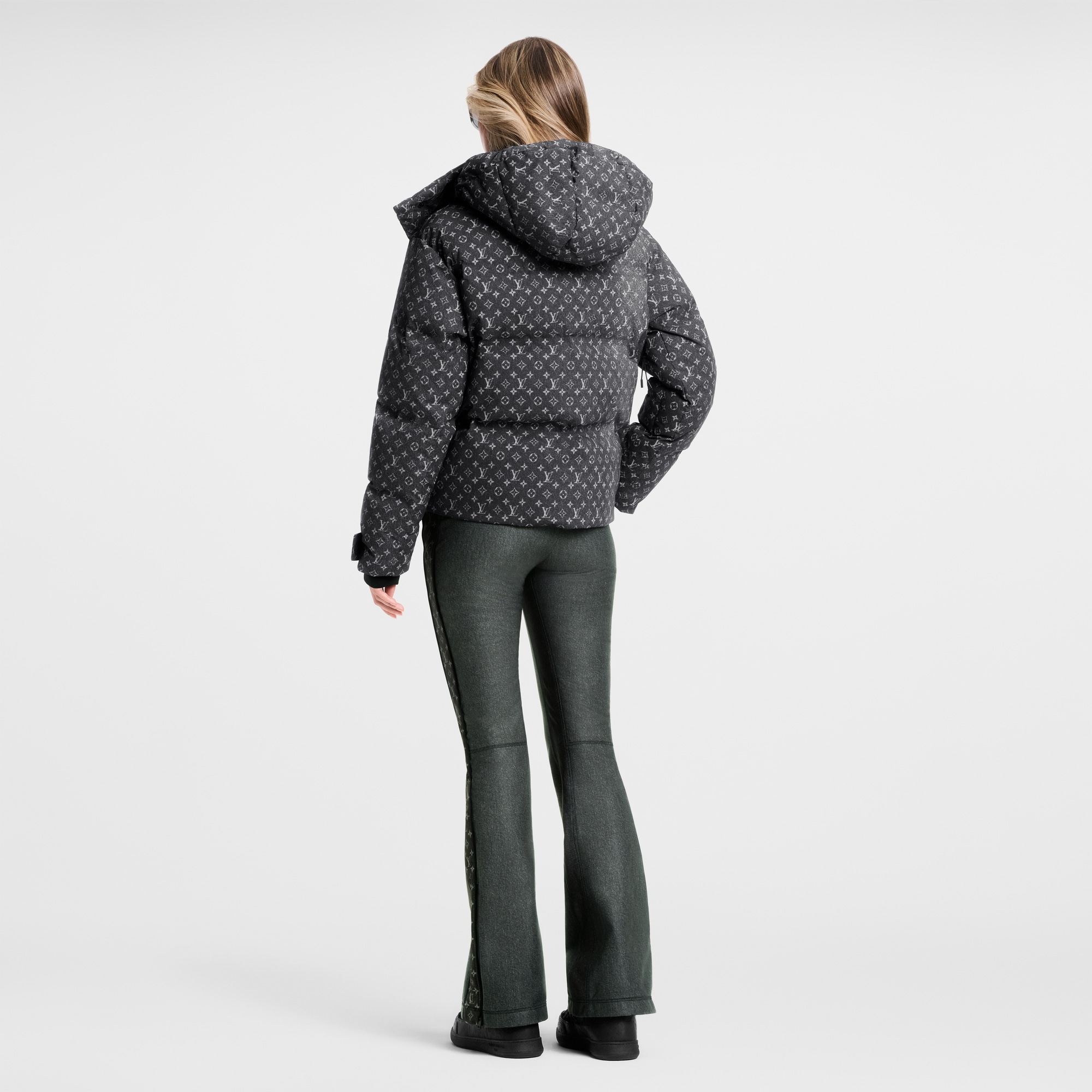  Ready-to-Wear Coats and Jackets Denim-Effect Monogram Ski Jacket | Louis Vuitton ® (Product zoom)