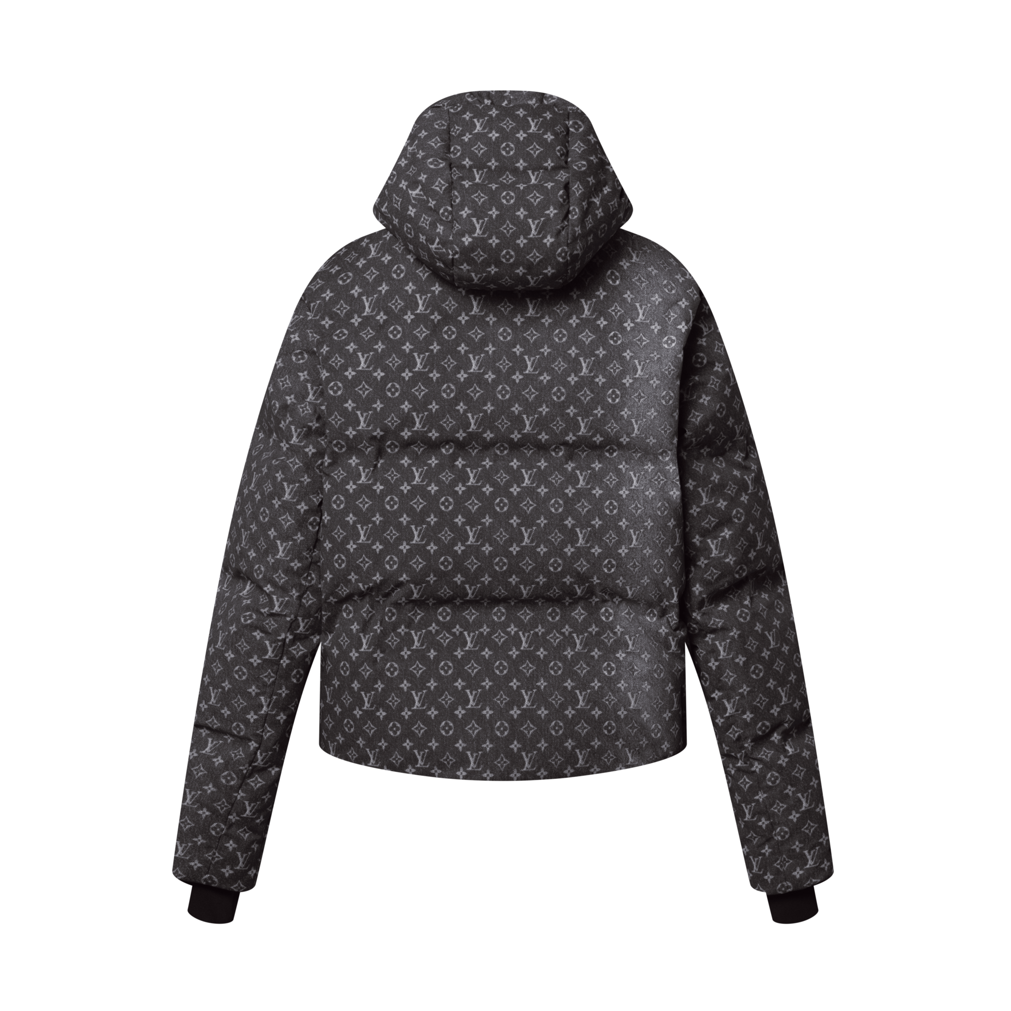  Ready-to-Wear Coats and Jackets Denim-Effect Monogram Ski Jacket | Louis Vuitton ® (Product zoom)