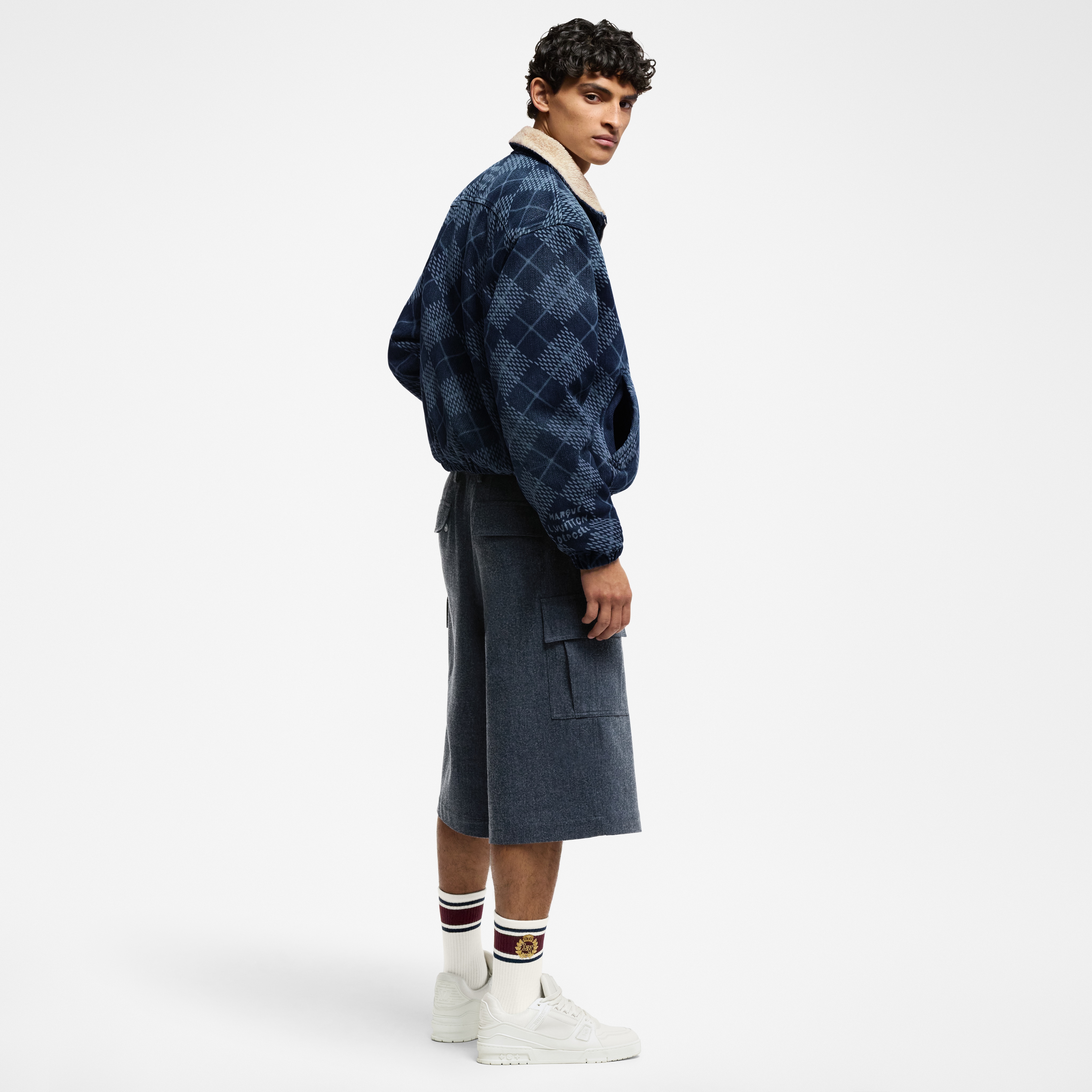  Ready-to-Wear Coats and Outerwear Denim Fleece Blouson | Louis Vuitton ® (Product zoom)