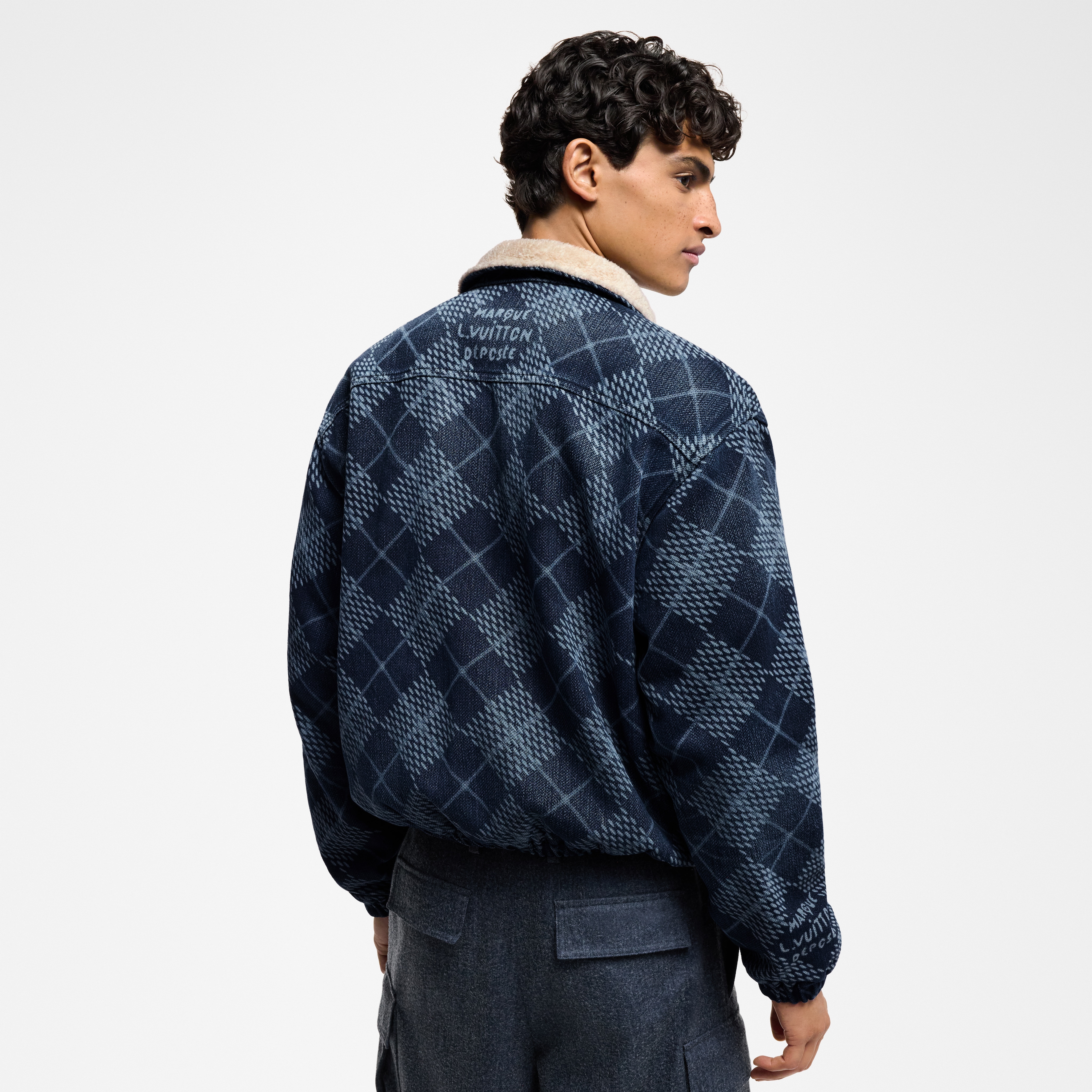  Ready-to-Wear Coats and Outerwear Denim Fleece Blouson | Louis Vuitton ® (Product zoom)