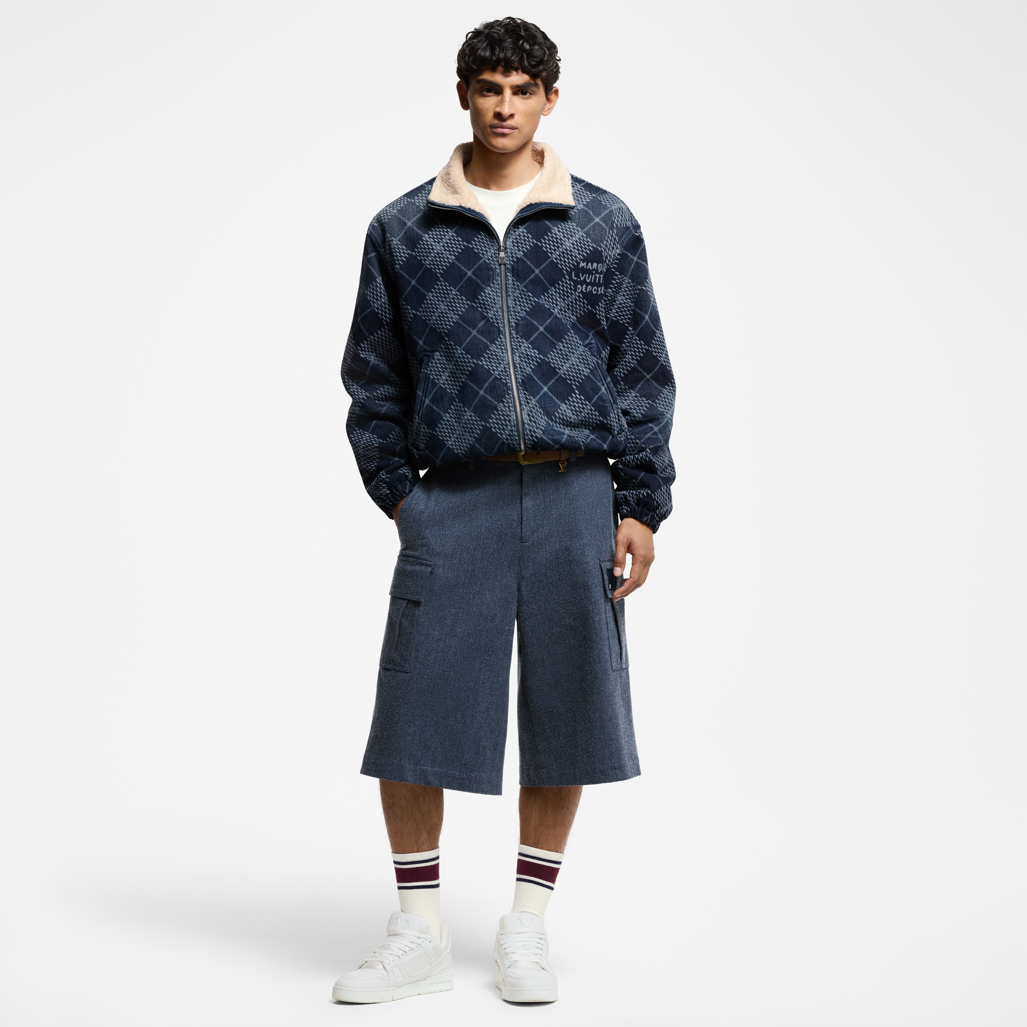  Ready-to-Wear Coats and Outerwear Denim Fleece Blouson | Louis Vuitton ® (Product zoom)