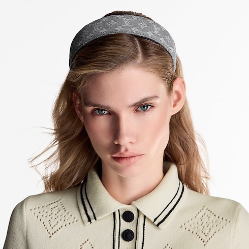 S00 Accessories Hair Accessories Denim Headband | Louis Vuitton ® (Product zoom)