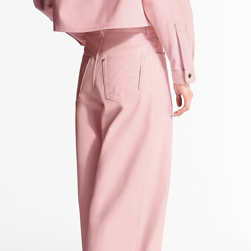 Ready-to-Wear Pants Denim Pleat Pants | Louis Vuitton ® (Product zoom)