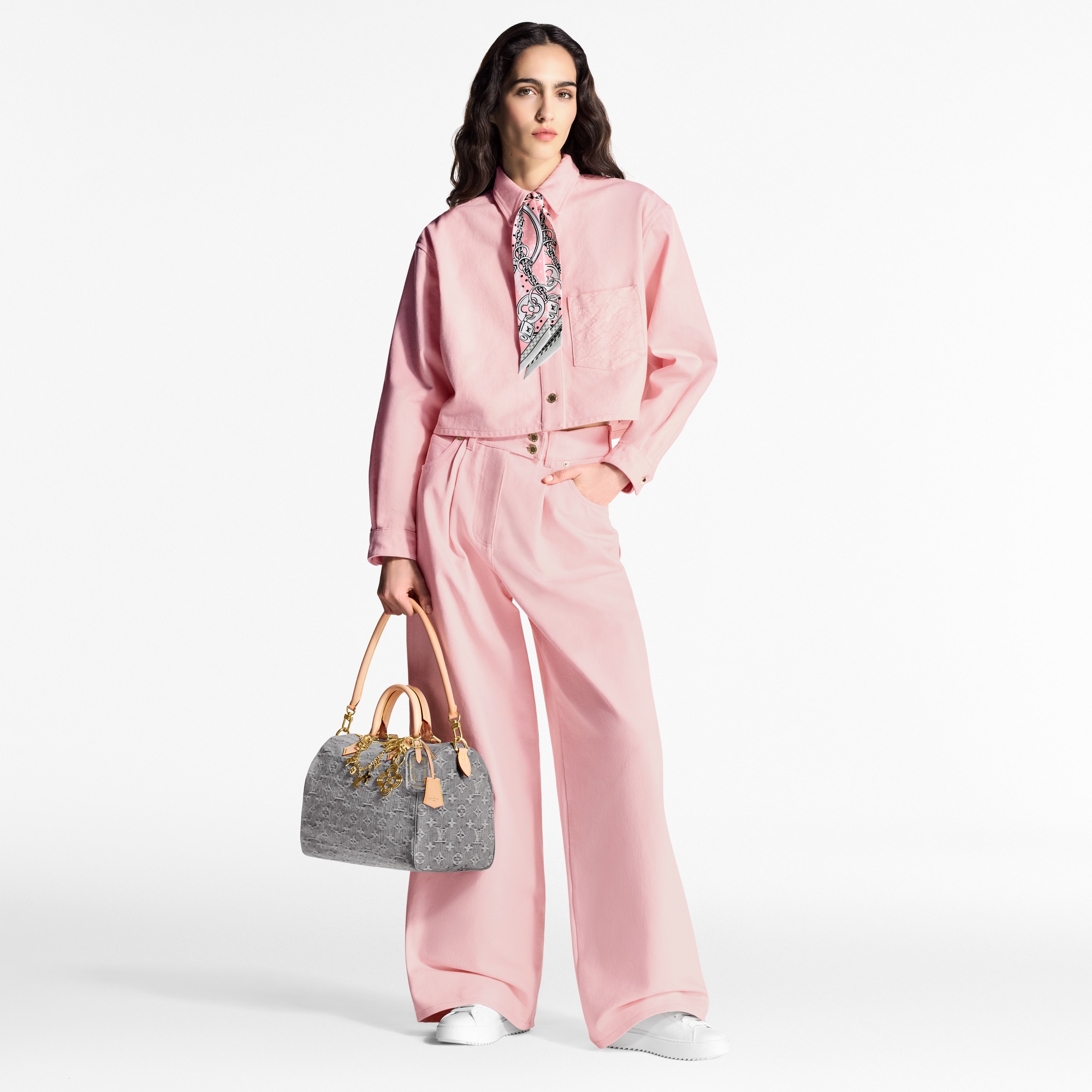  Ready-to-Wear Pants Denim Pleat Pants  | Louis Vuitton ® (Product zoom)