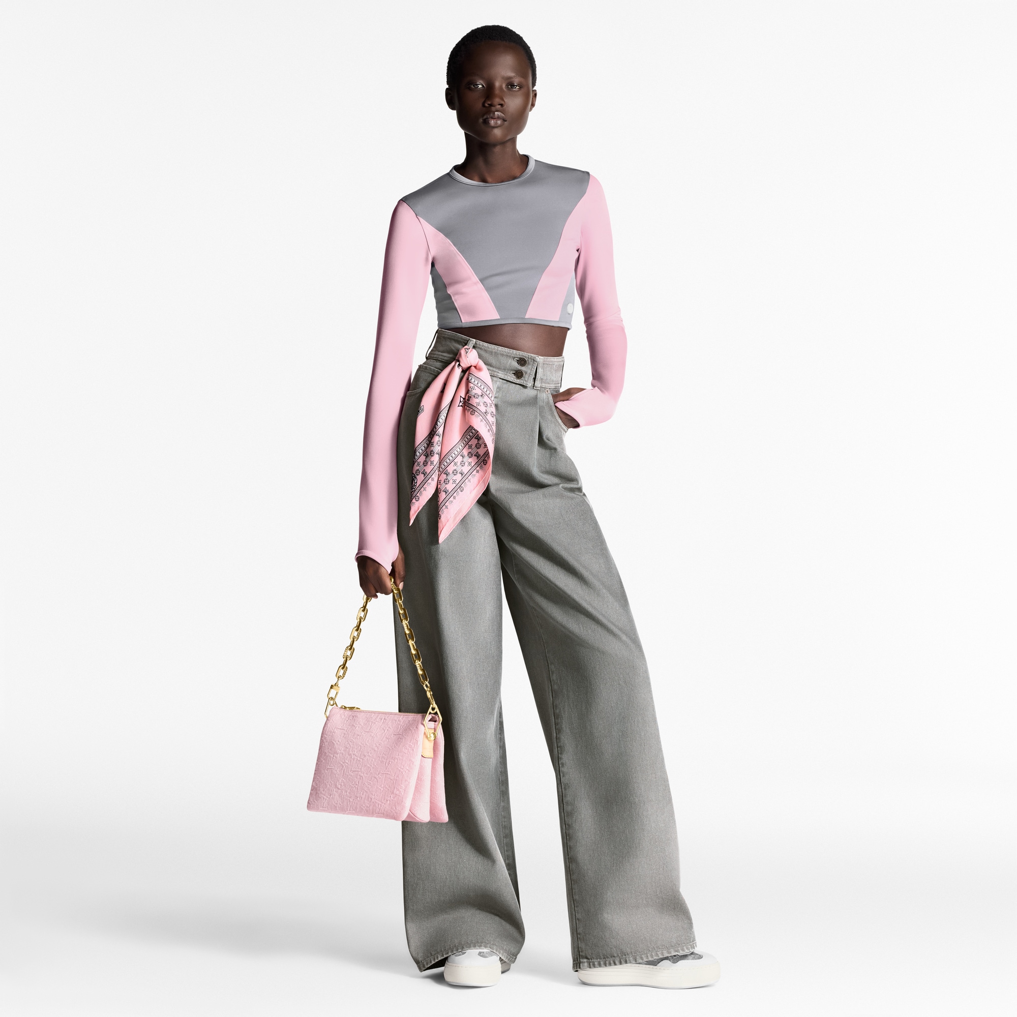  Ready-to-Wear Pants Denim Pleat Pants  | Louis Vuitton ® (Product zoom)