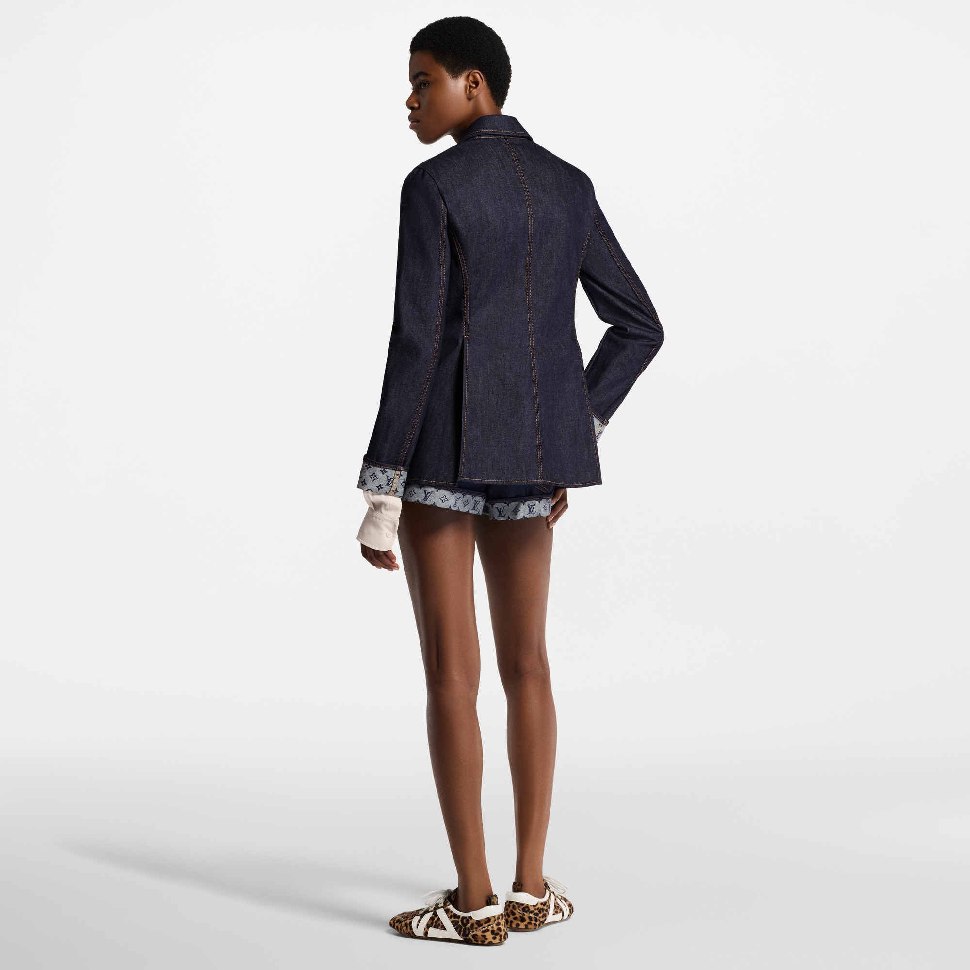  Ready-to-Wear Coats and Jackets Denim Preppy Blazer | Louis Vuitton ® (Product zoom)