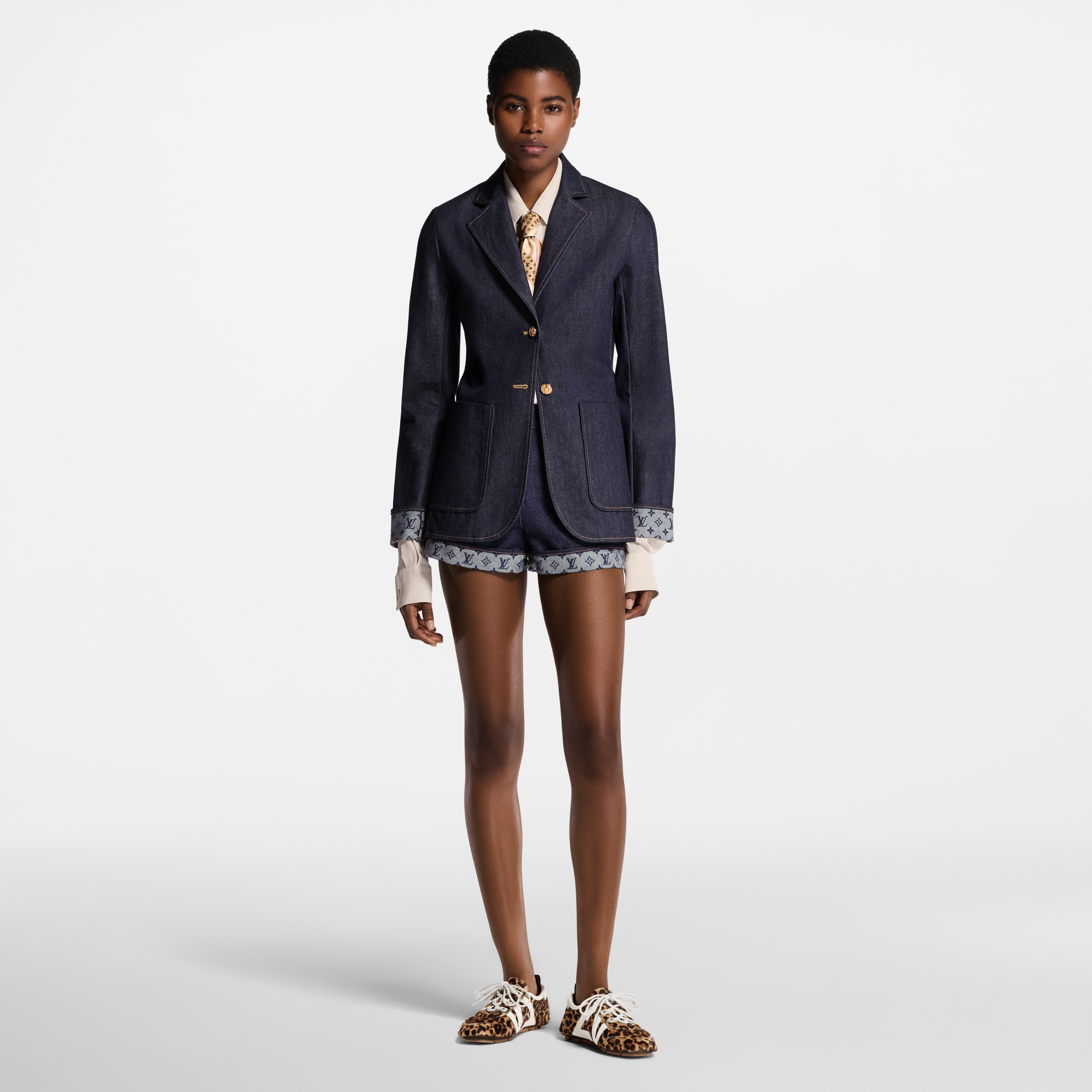  Ready-to-Wear Coats and Jackets Denim Preppy Blazer | Louis Vuitton ® (Product zoom)