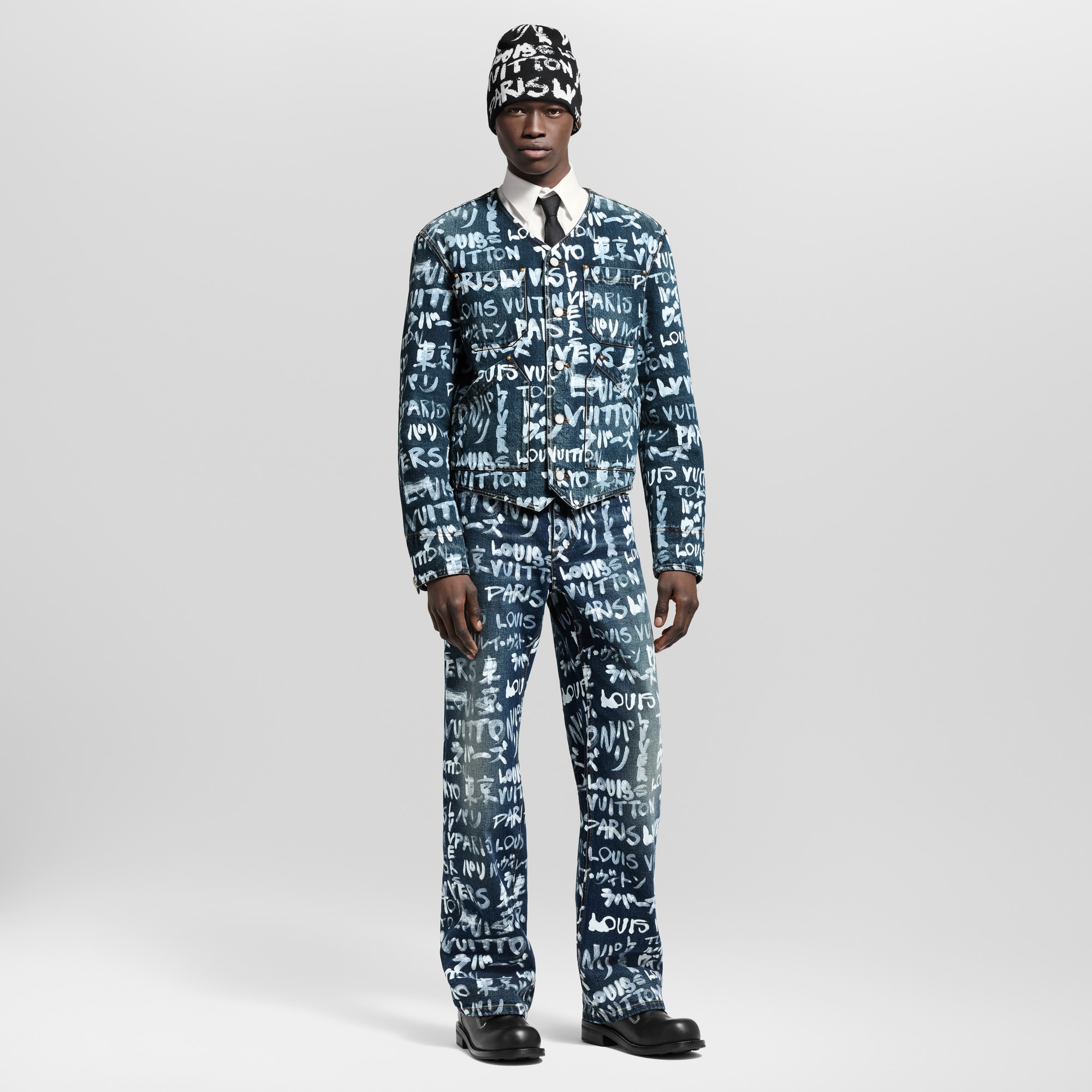  Ready-to-Wear Denim Denim Skate Pants | Louis Vuitton ® (Product zoom)