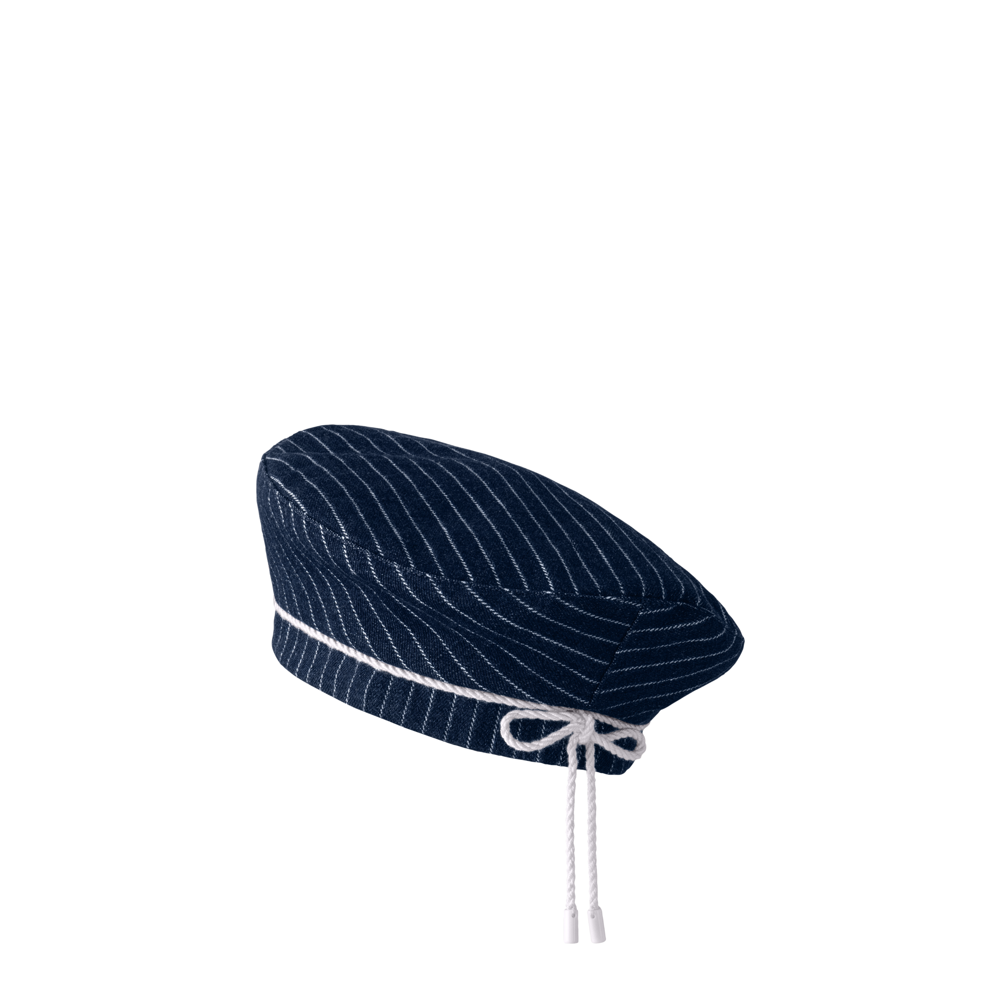 S00 Accessories Hats, Beanies and Gloves Denim Stripes Beret | Louis Vuitton ® (Product zoom)